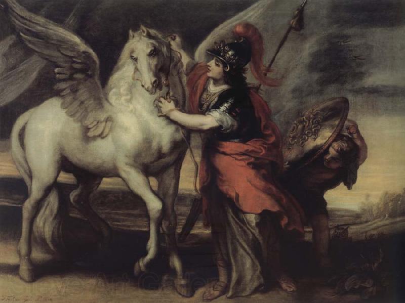 Theodor van Thulden Athene and Pegasus